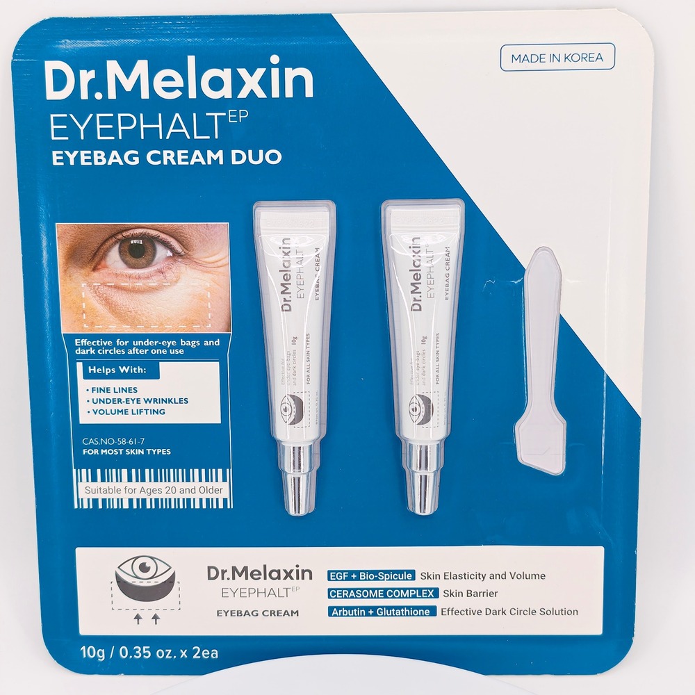 Dr.Melaxin Eyehalt‎ EP Eyebag Cream Duo 10g x 2ea Korean Skincare Dark Circles
